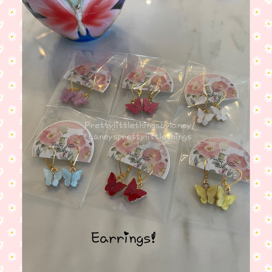 Butterfly earrings