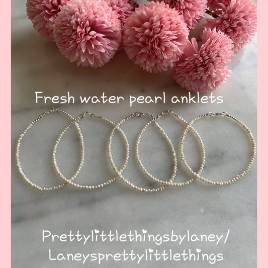 Fresh Water Pearl Anklets